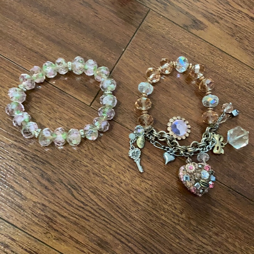 2 Betsy Johnson bracelets